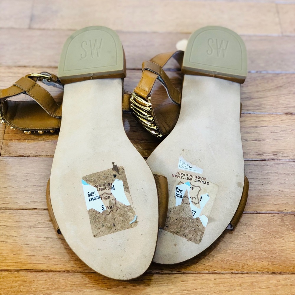 Stuart Weitzman Tan Sandals - image 4